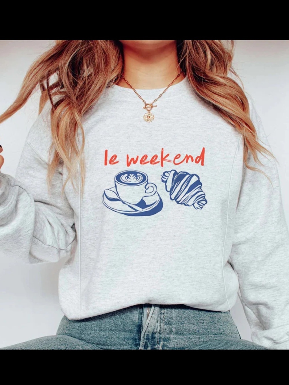 BNWT 'le weekend' Sweatshirt